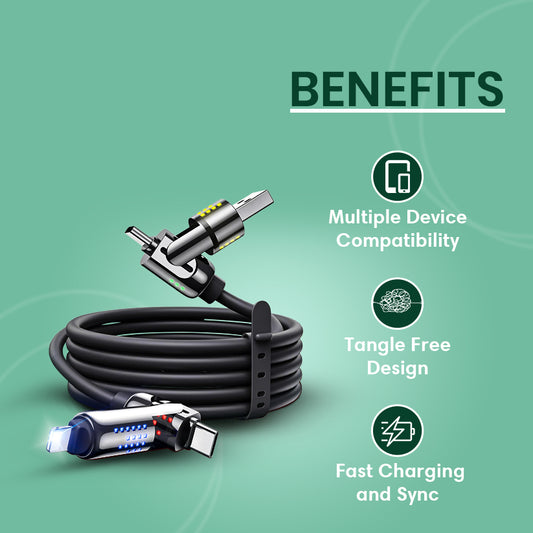 4-in-1 Multi USB Charging Cable